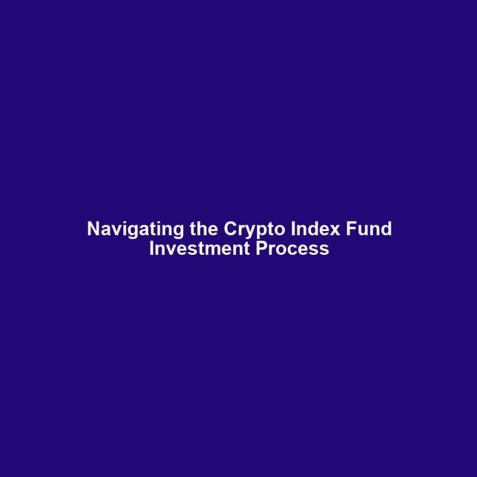 Navigating the Crypto Index Fund Investment Process